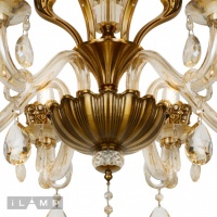 Подвесная люстра iLamp 61078-6 BR