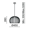 Подвесной светильник Maytoni MOD195PL-01W1