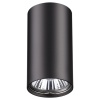 370420 OVER NT19 429 черный Накладной светильник IP20 GU10 50W 220V PIPE