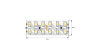 SWG Standard Светодиодная лента  2835, 240 LED/м, 19,2 Вт/м, 24В , IP20, Цвет: нейтральный белый, SWG2240-24-19.2-NW-M