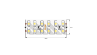 SWG Standard Светодиодная лента  2835, 240 LED/м, 19,2 Вт/м, 24В , IP20, Цвет: нейтральный белый, SWG2240-24-19.2-NW-M