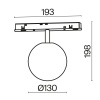 Трековый светильник Technical TR038-4-5WTW-DD-B