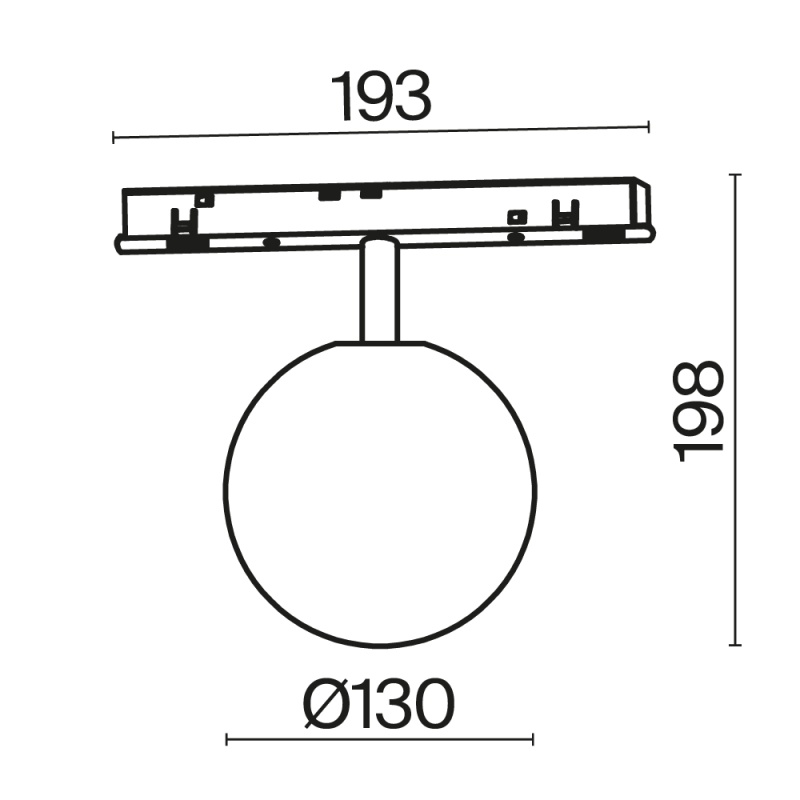 Трековый светильник Technical TR038-4-5WTW-DD-B