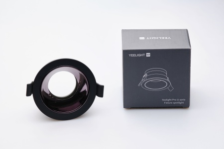 Рамка для встраиваемого светильника Yeelight Pro U (черная круглая)