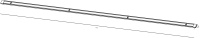 SWG PRO Шинопровод системы SLIM белый, TR-SLIM-WH-2M