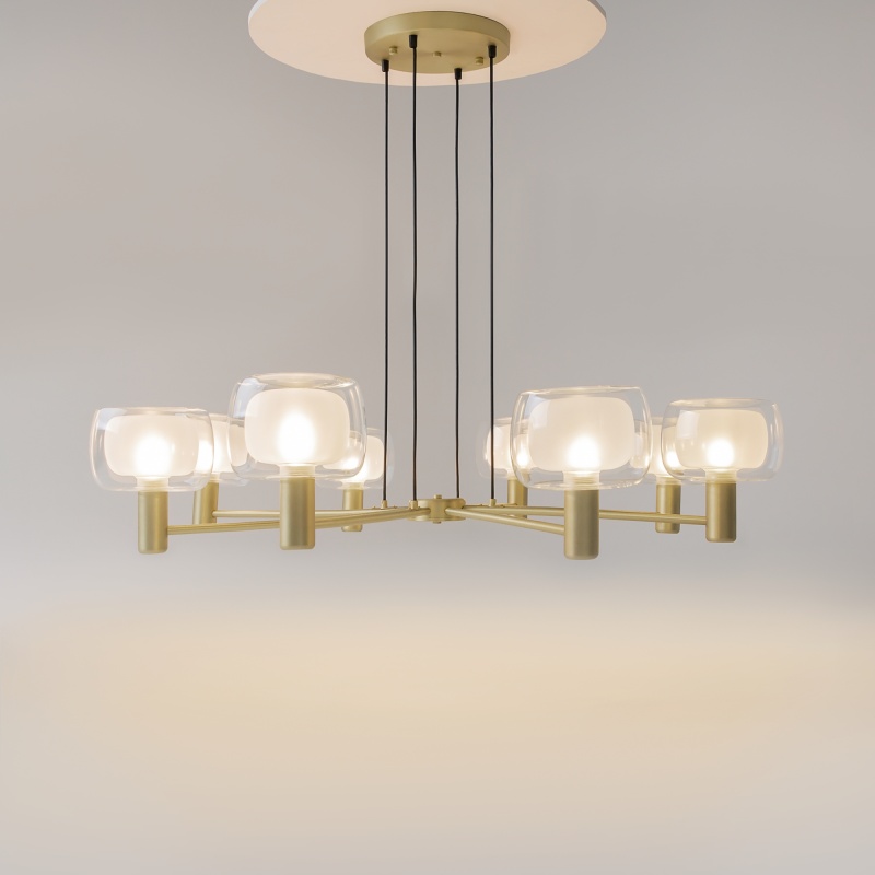 Люстра на штанге Maytoni MOD411PL-08G