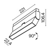 Трековый светильник Technical TR036-4-12WTW-DD-B
