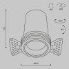 Встраиваемый светильник Technical DL125-L12-4K-TRS-W