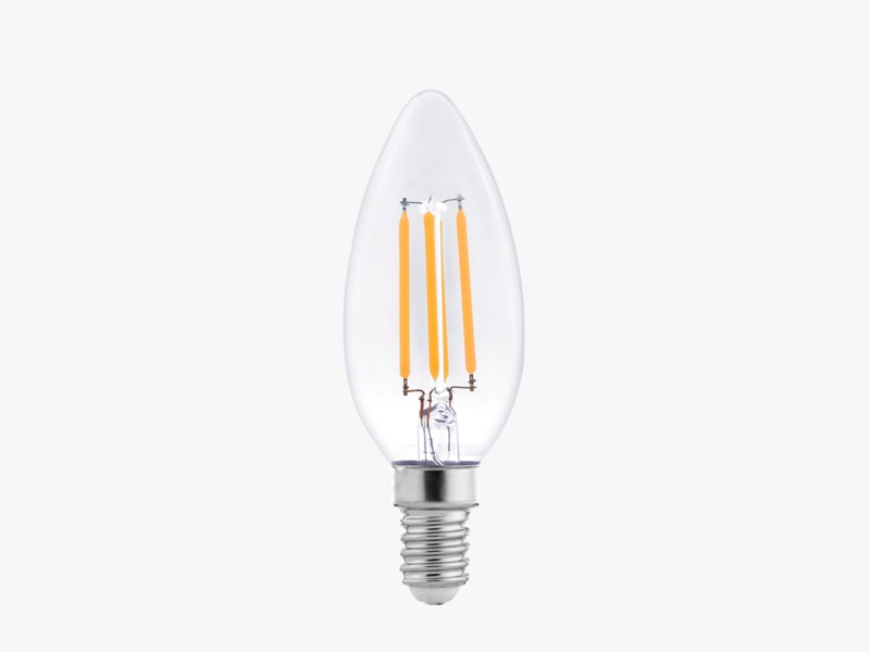 Светодиодная лампа LEDS POWER Filament C35 E14 6Вт 4000К 007083