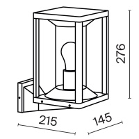 Настенный светильник (бра) Outdoor O452WL-01GF