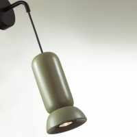5054/1WB PENDANT ODL24 379 черный/зеленый/металл/керамика Бра GU10 LED 4W KERAMA