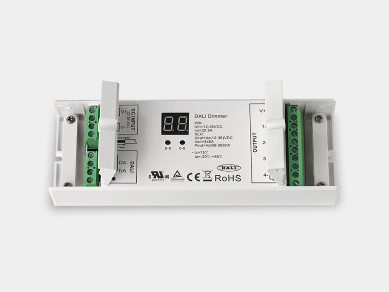 EasyDim Dali диммер универсальный для лент 4х8А, DALI-DT6-GR4