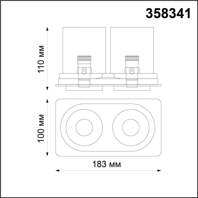 358341 NT Светильник 24Вт 3000К 220В IP20 SPOT
