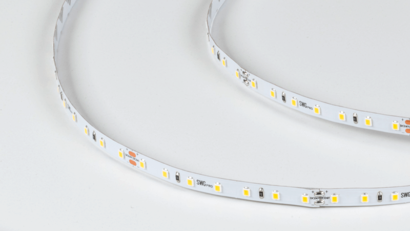 SWG PRO Светодиодная лента SWG PRO 2835, 84 LED/м, 8,6 Вт/м, 24В , IP20, Цвет: Нейтральный белый, SWG2P84-24-8.6-NW