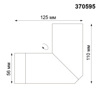 370595 OVER NT19 408 матовый белый Накладной светильник IP20 GU10 50W 220-240V ELITE