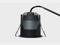 SWG Standart Светильник встраиваемый 12Вт 55° IP65 черный 3000К поворотный RC-D84-12-BL-WW65