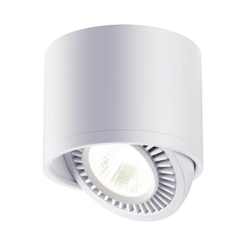 358813 OVER NT21 378 белый Светильник накладной светодиодный IP20 LED 18W 1600Лм 4000K 220V GESSO