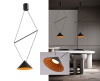 Подвесной светильник ITALLINE IT03-1430 black/orange