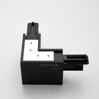Коннектор Yeelight Pro S21 для магнитного подвесного трека, L-Тип, горизонтальный, токопроводящий, черный YLP064