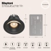 Встраиваемый светильник Maytoni Technical DL031-2-L12B
