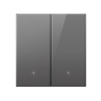 Выключатель Yeelight Pro, серия S21, проводной, 2 клавиши, серый (N L)