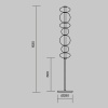 Напольный светильник (торшер) Maytoni MOD307FL-L40BS3K