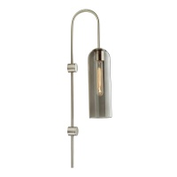 4805/1W PENDANT ODL21 407 никель/дымчатый Бра E27 1*60W VOSTI