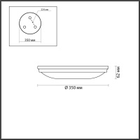 Накладной светильник Odeon Light 4957/4