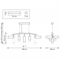 Подвесная люстра Lightstar LR7353628731