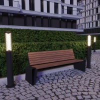 359282 STREET NT24 642 черный Светильник ландшафтный IP65 LED 4000K 24W 185-265V NETZ
