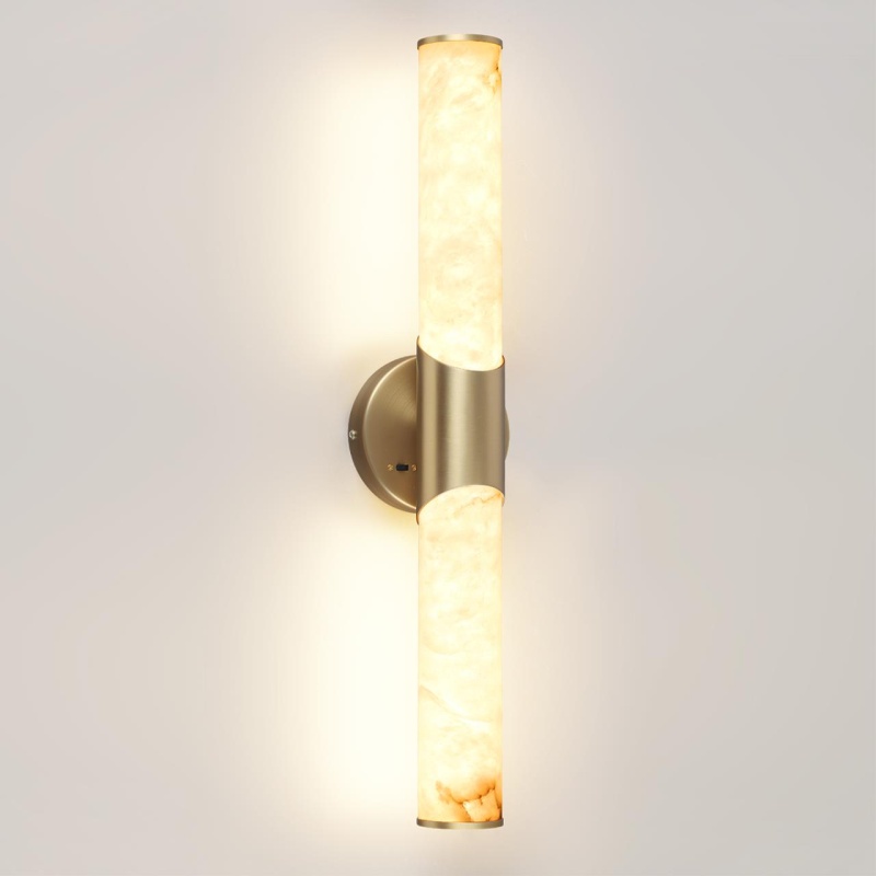 6672/12WL L-VISION ODL24 199 Настенный светильник латунь/металл/алебастр IP20 LED 12W 540Лм 3000K/4000K MARBELLA