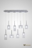 Каскадная люстра AM Group AM355-8CLEAR