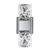 4365/5WL HIGHTECH ODL23 433 хром полированный/стекло Настенный св-к IP20 LED 10W 634Лм 3000K RICCI