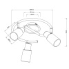 Спот ARTE Lamp A4510PL-3SS