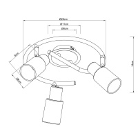 Спот ARTE Lamp A4510PL-3SS