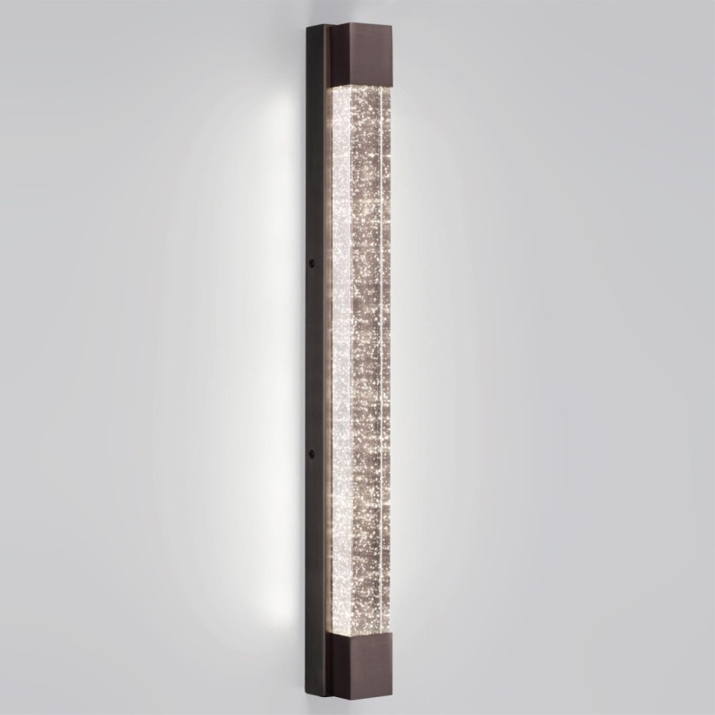 6680/12WL HIGHTECH ODL24 237 Настенный светильник брашир черн/металл/хрусталь IP20 LED 12W 600Лм 4000K MIRADA