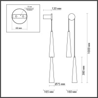 Бра Odeon Light 5043/24WL