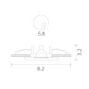 Встраиваемый светильник ARTE Lamp A1203PL-1CC