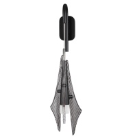 5442/6WL L-VISION ODL_EX26 059 черный/дымчатый/металл/стекло/акрил Бра LED 6W 3000K 633Лм AFALINA