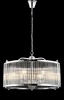 Подвесная люстра Crystal Lux TADEO SP6 D600 CHROME/TRANSPARENTE