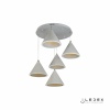 Каскадная люстра iLedex WL8858-5 WH