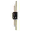 4361/10WL MIDCENT ODL23 175 черный мрамор/золотистый металл Настенный св-к IP20 LED 10W 3000K 625Лм MARMI