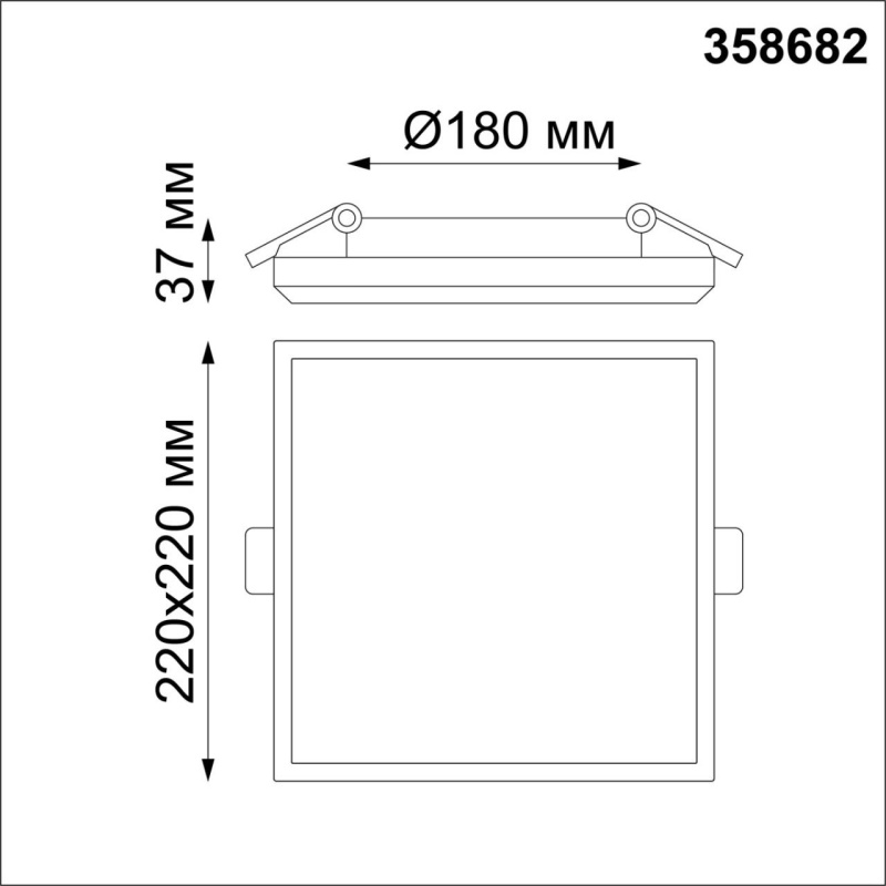 358682 NT Светильник 30Вт 4000К 100-240В IP54 SPOT