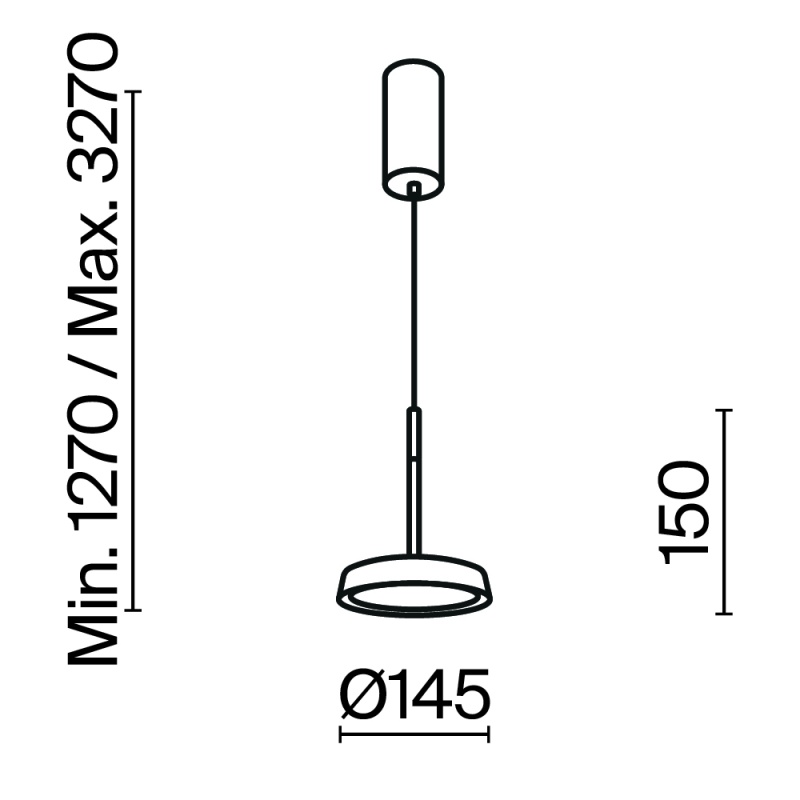 Подвесной светильник Maytoni MOD041PL-L15GB3K