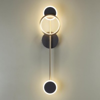4321/16WL MIDCENT ODL22 453 металл/черный с бронзой Настенный светильник IP20 LED 16W 555Лм 3000K DENZEL