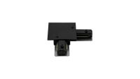 SWG Standard L коннектор для однофазных встраиваемых трековыx систем, Черный,KXZ-RC-BL-L