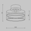 Потолочный светильник Maytoni MOD348CL-L18BBS3K