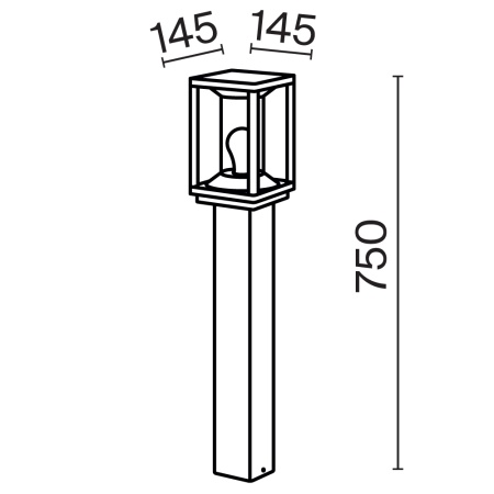 Ландшафтный светильник Outdoor O452FL-01GF2