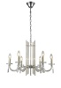 Подвесная люстра Crystal Lux AURELIO SP6 GOLD+CHROME/TRANSPARENT
