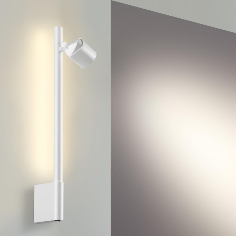 359312 OVER NT24 290 белый Светильник настенный диммируемый (выключатель) IP20 LED 7W+7W 4000K 220-240V FERMO